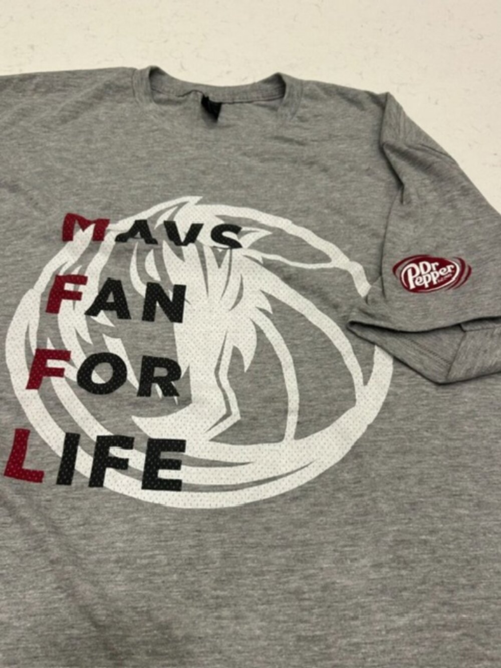 Dallas Mavericks MFFL Fan For Life Dr Pepper Giveaway Tee XL AAC Game Night